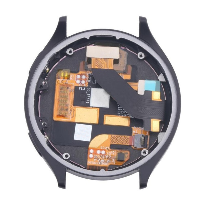Smartwatch Watch Accessories - AB25-Touchscreen-assemblage LCD met frame zwart vervanging