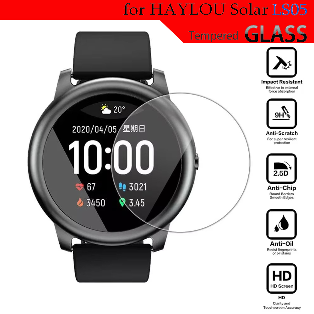 Smartwatch Watch Accessories - Gehard glas voor HayLou Solar LS05