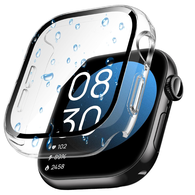 Apple Smartwatch Accessories - Glas+hoesje voor Apple Watch 44mm 40mm