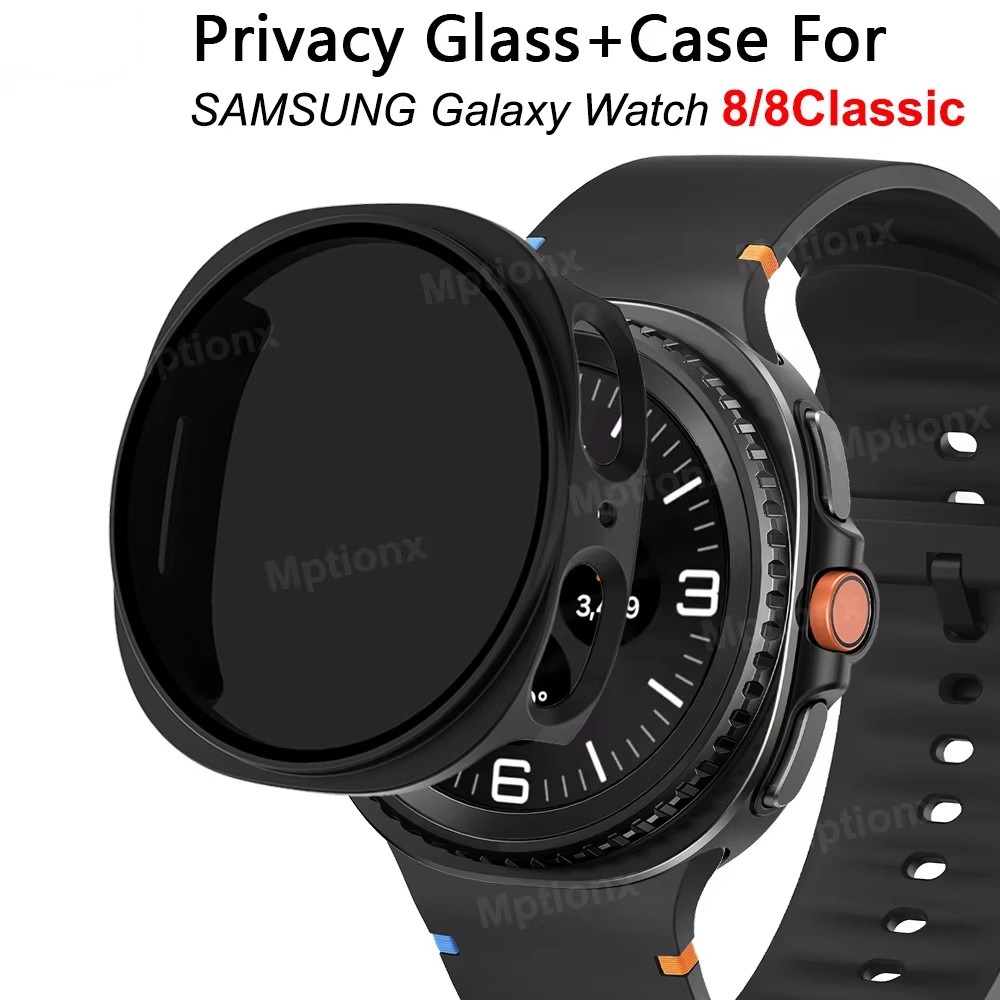 Samsung Smartwatch Ultra Accessories - Privacy Glas + Case Voor Samsung