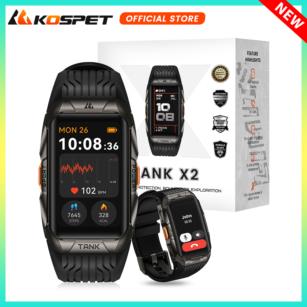 Smartwatch Faces - KOSPET TANK X2 Smart Watch voor
