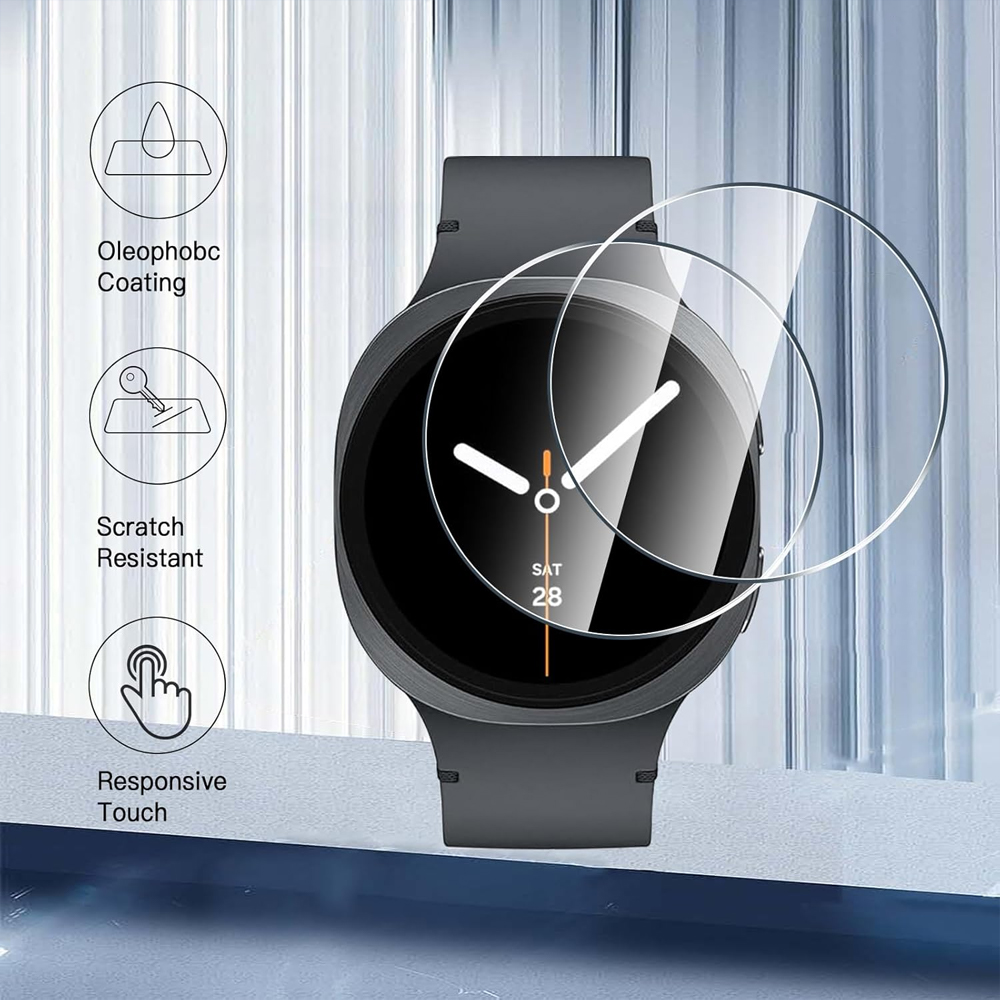 Watch Face Protector - Schermbeschermhoes voor Samsung Galaxy Watch 8/8