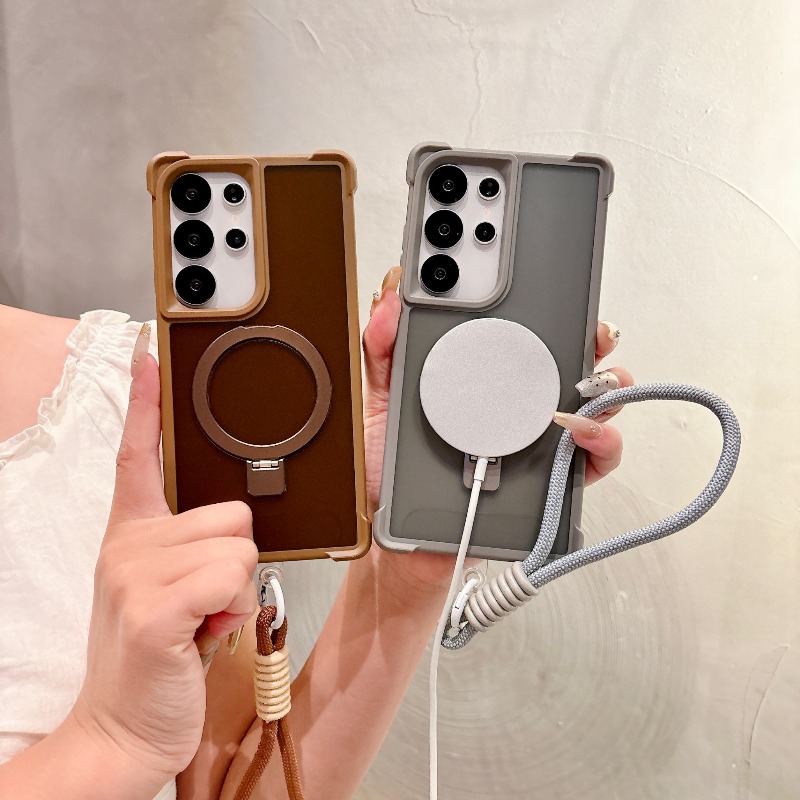 Magnetic Charging Stand - Luxe bijpassende polsband voor Magsafe telefoonhoesje