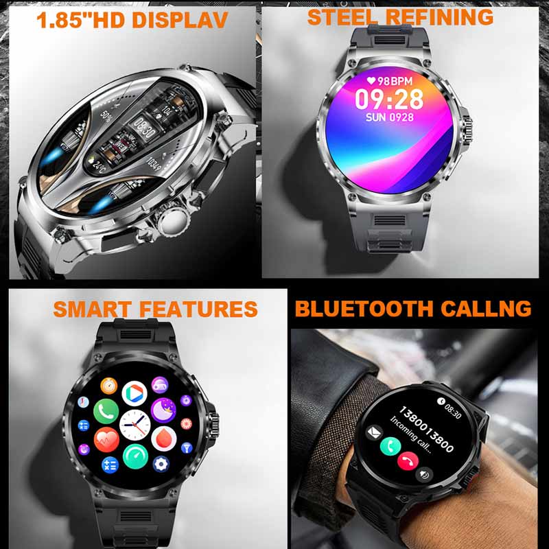 North Edge 1.85 Hd Display Sma - Smartwatch Faces recensie en prijs