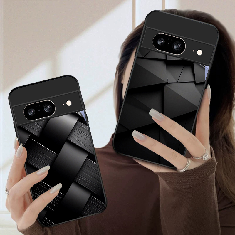 Donkere geometrische textuur v - Google Pixel 9 recensie en prijs
