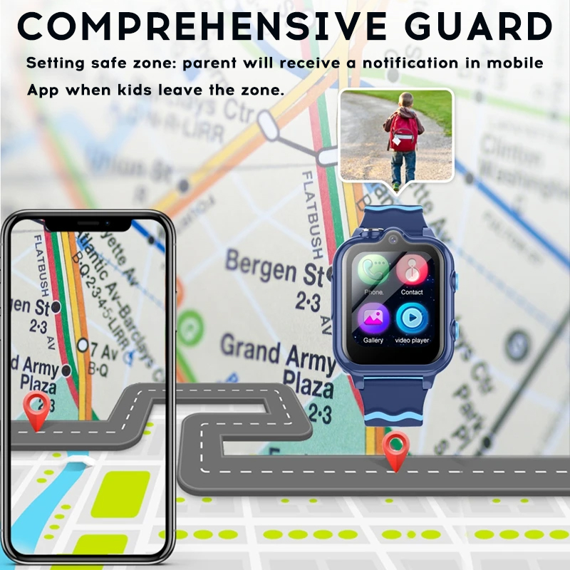 Yoateo Smart Watch Kids 4G KT1 - Android Smartwatch Accessories recensie en prijs