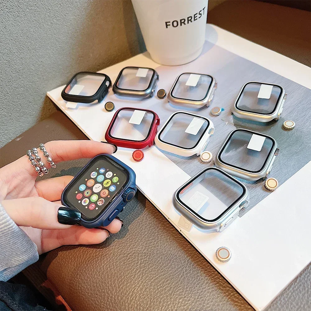 2 Stuks Gehard Glas + Hoes Voo - Apple Smartwatch Accessories recensie en prijs