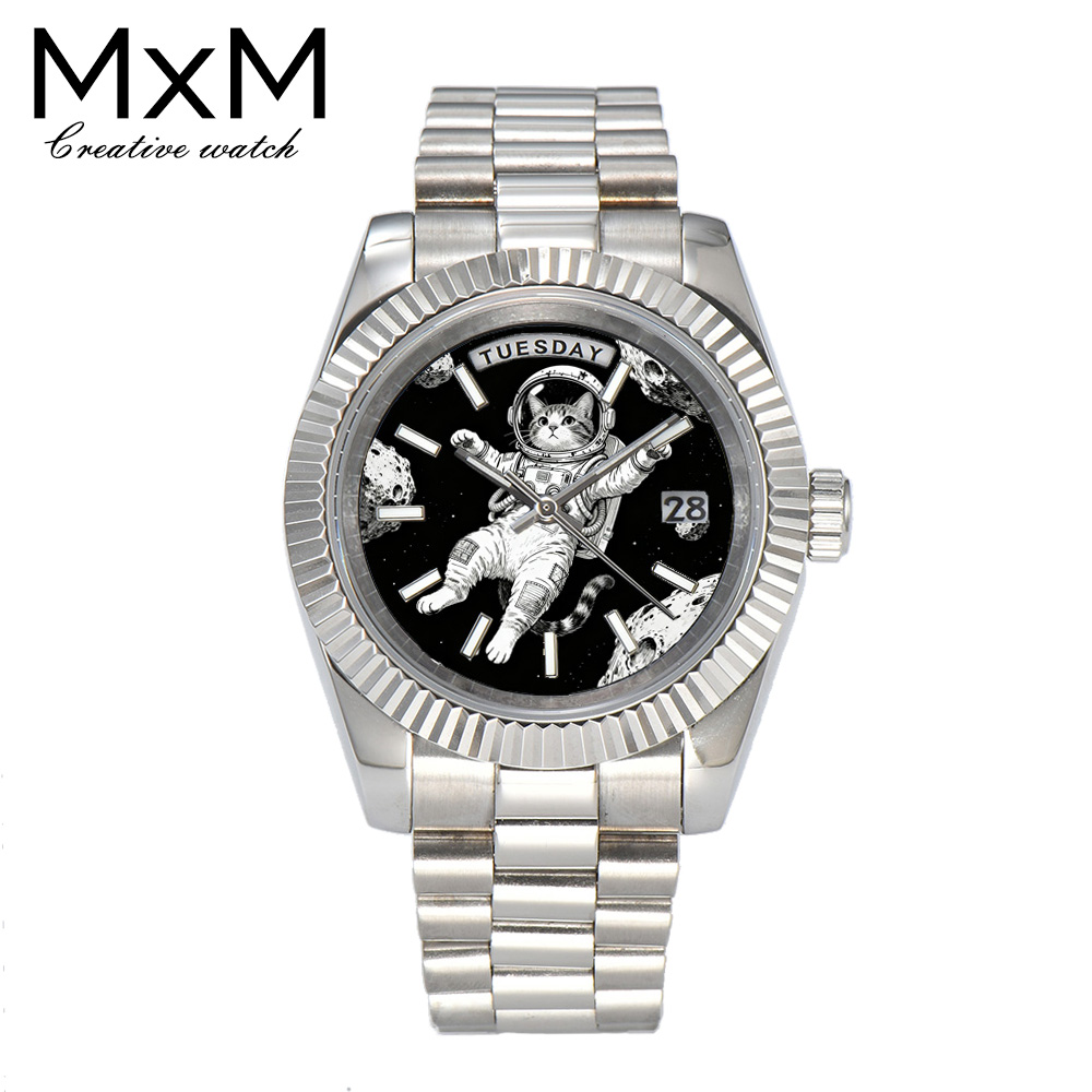 Creatief herenhorloge 40 mm /  - Accessories With Watch recensie en prijs