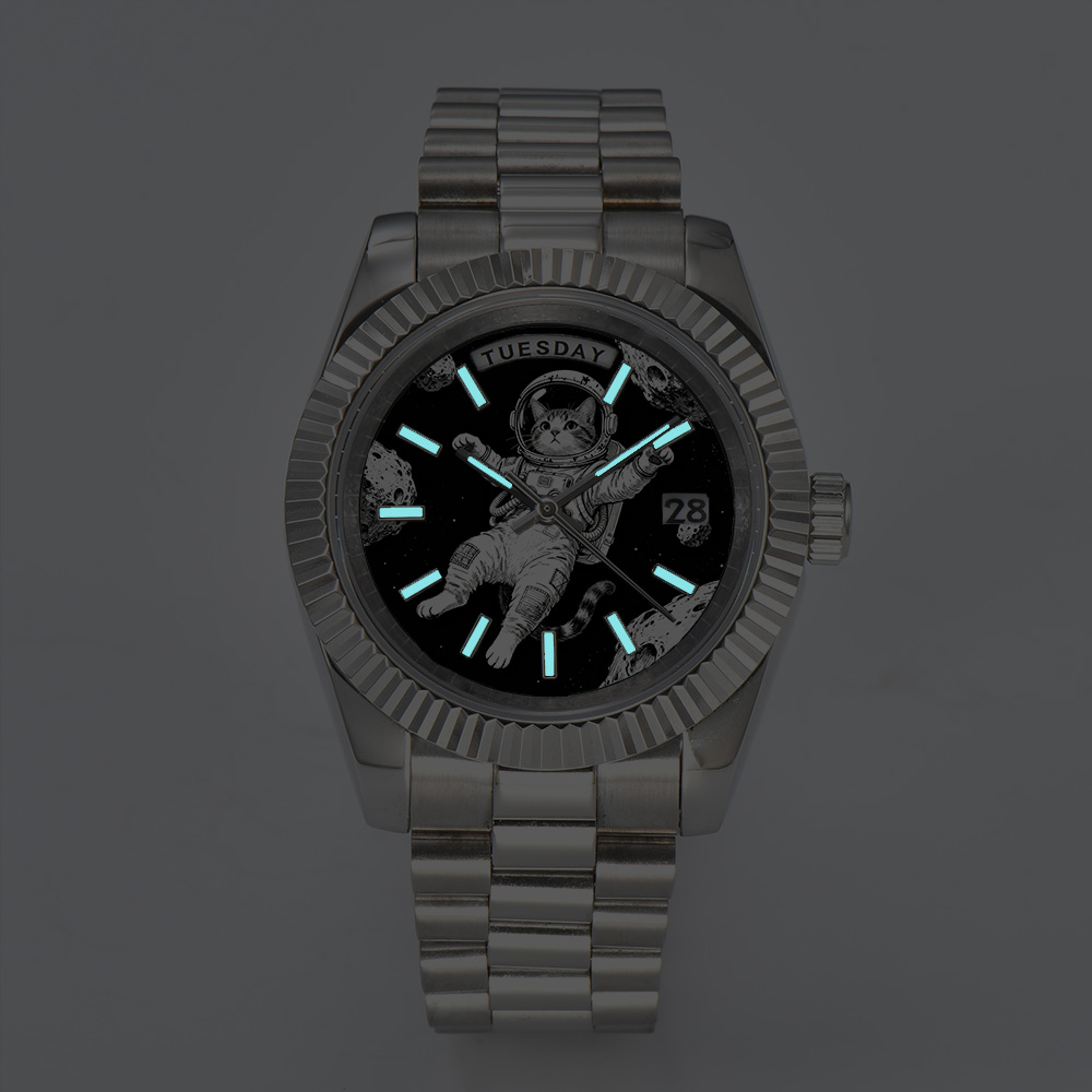 Creatief herenhorloge 40 mm /  - Accessories With Watch recensie en prijs