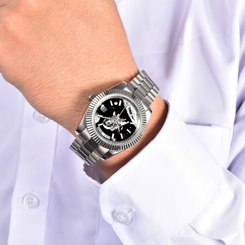 Creatief herenhorloge 40 mm /  - Accessories With Watch recensie en prijs