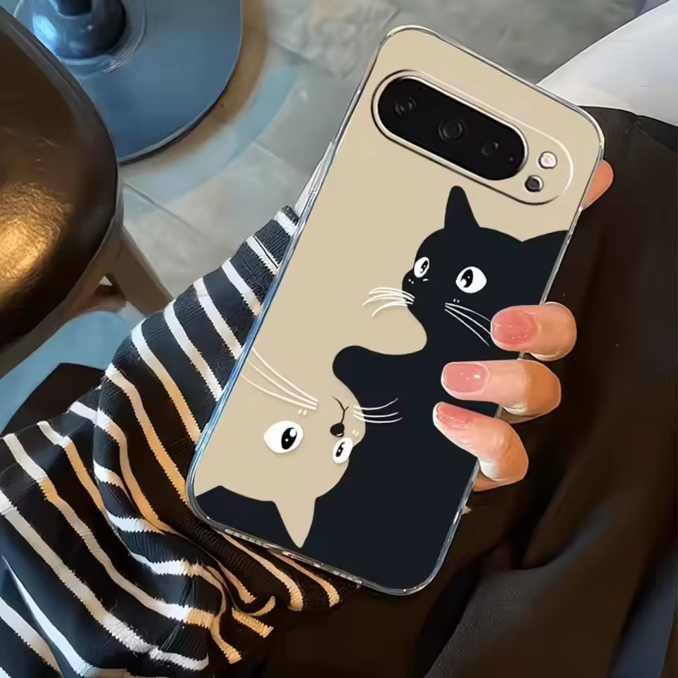 Hot Kawaii Cartoon Zwarte Kat  - Google Pixel 9 recensie en prijs