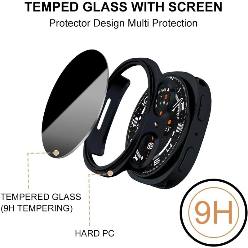 Privacy Glas + Case Voor Samsu - Samsung Smartwatch Ultra Accessories recensie en prijs