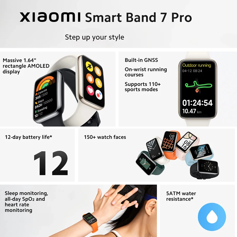 Xiaomi Smart Band 7Pro 1,64 '' - Smartwatch Faces recensie en prijs