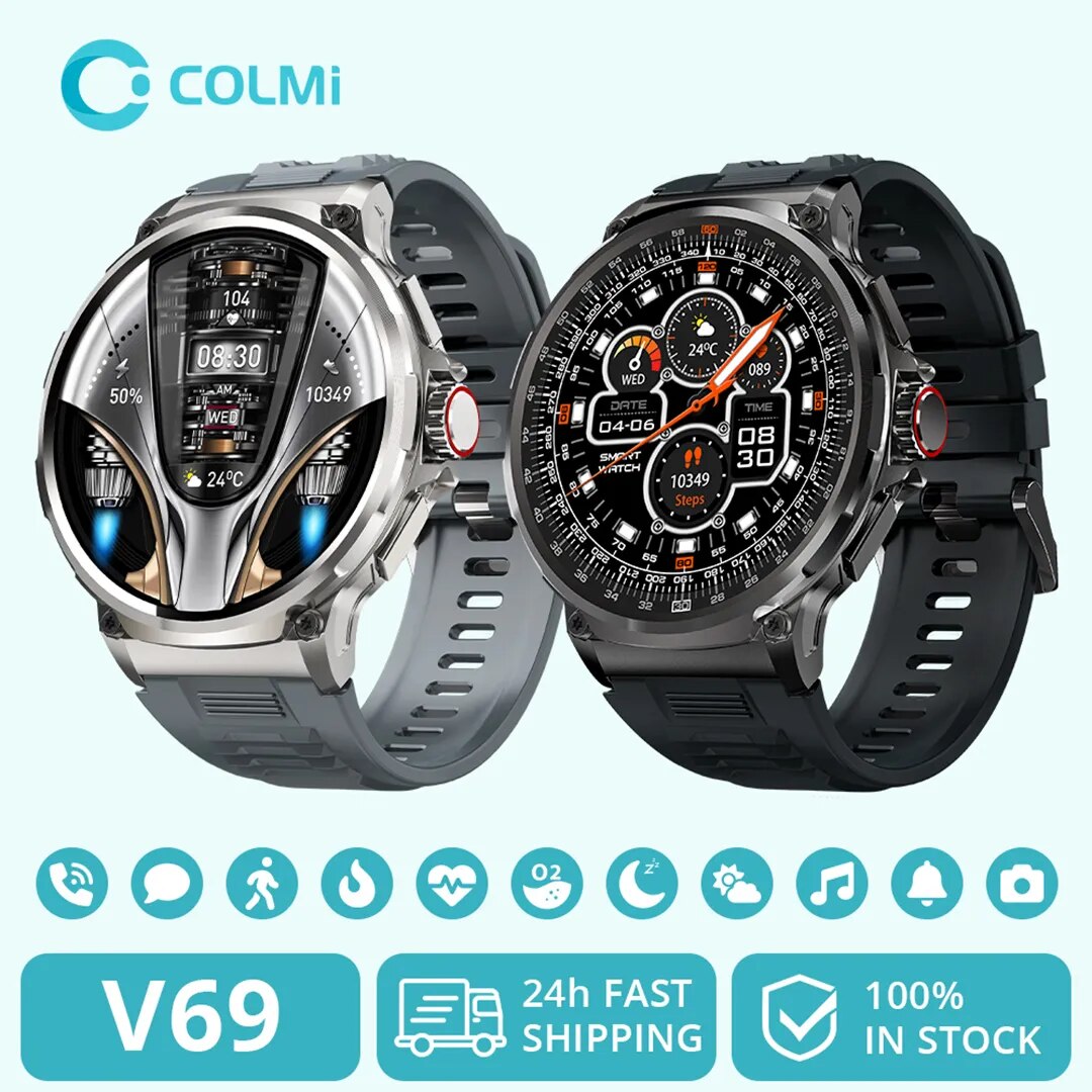 COLMI V69 1.85 Inch HD Bluetoo - Smartwatch Faces recensie en prijs