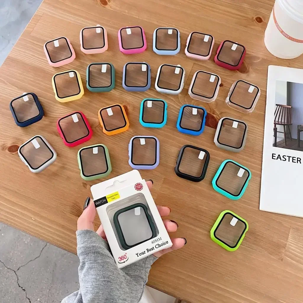 3pack Glas + cover Voor Apple  - Apple Smartwatch Accessories recensie en prijs