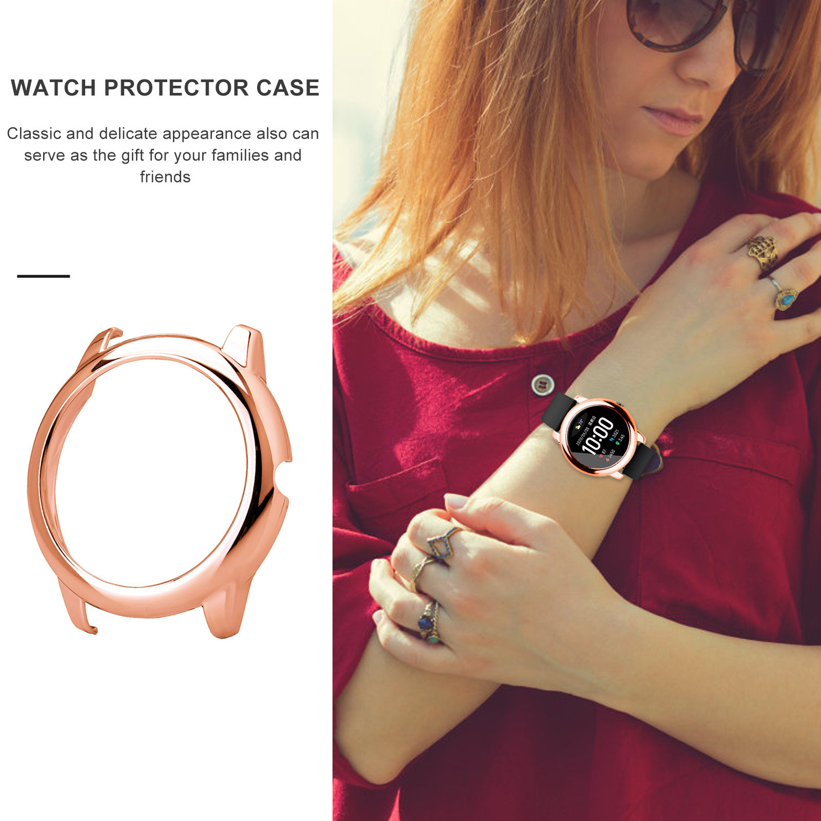 1 Stuks Metalen Kleur Bescherm - Smartwatch Watch Accessories recensie en prijs