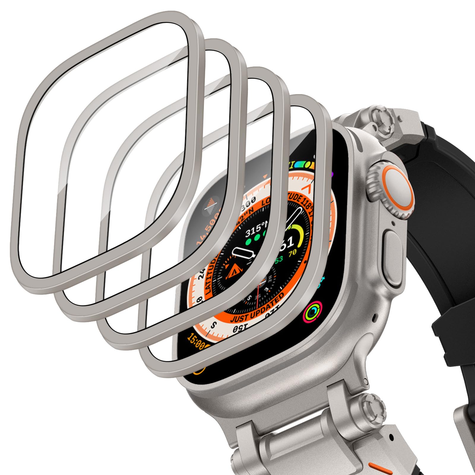 Aluminium behuizing + gehard g - Smartwatch Straps & Accessories recensie en prijs