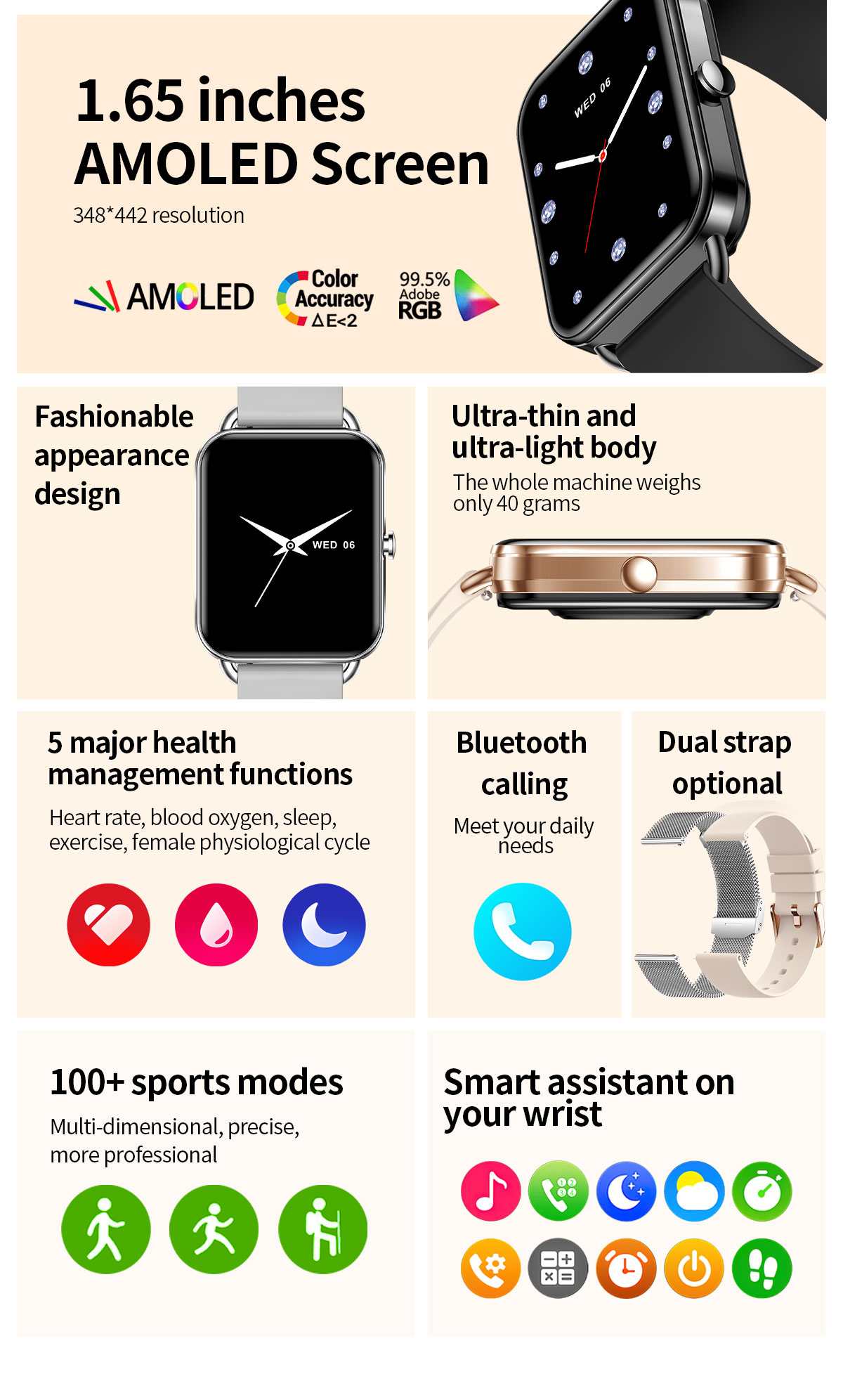 2024 Smart Horloge Android Tel - Android Smartwatch Accessories recensie en prijs